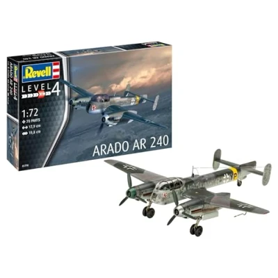Image of Revell 03798 Arado AR 240 1:72 Scale Unbuilt/Unpainted Plastic Model Kit