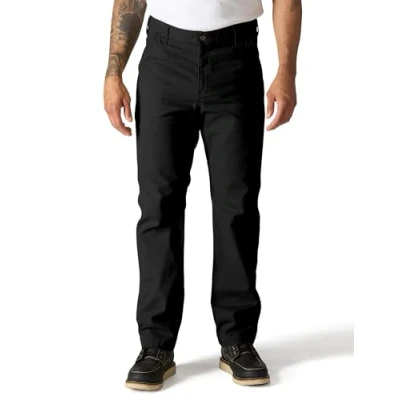 Image of Carhartt Men&#039;s Rugged Flex Rigby Dungaree Work Utility Pants, Black, 42W x 30L