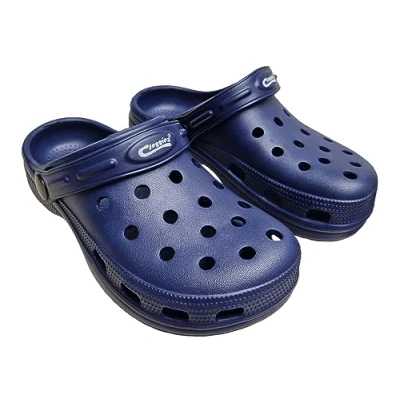 Image of Town &amp; Country Kids Clogs/Cloggies,Flexible and Ultra Lightweight with Elastic EVA Material. (Blue UK Child 8)