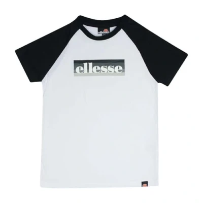 Image of Ellesse Boys Boy&#039;s Vescinti Jnr Tee in White Cotton Size 7 10Y