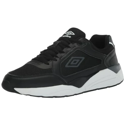 Image of Umbro Men&#039;s Pang Sneaker, Black/Grey, 9 UK