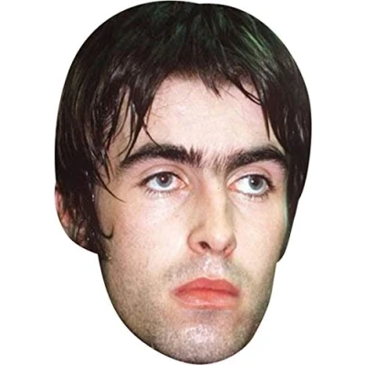 Image of FoxyPrinting Liam Gallagher Young Tv Stars Celebrity Cardboard Party Face Mask Fancy Dress