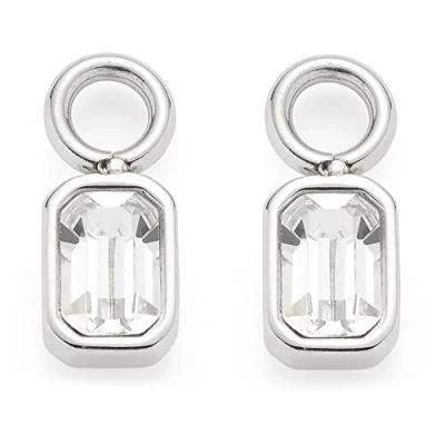 Image of Leonardo Jewels Beauty&#039;s Women&#039;s Pendant Earrings Set of 2, 1.3, Stainless Steel, No Gemstone