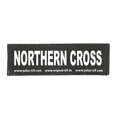 Image of Interchangeable Patches, 1 pair, NORTHERN CROSS, Size: Small, Black