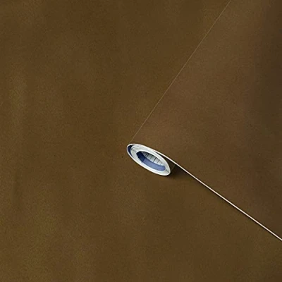 Image of Venilia Adhesive Film, Velvet Look Caramel Beige, 67.5 cm x 1 m, Thickness 140μ, self Furniture Decorative Wallpaper, Kitchen PVC Without phthalates, Made in EU