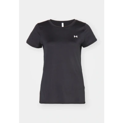Image of Under Armour TECH Basic Tshirt, Women&#039;s, Size: Medium, Black/white