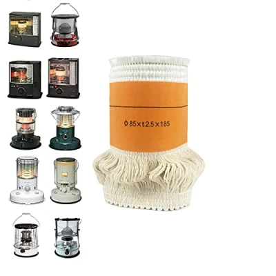 Image of WJ 2/4/6/8 Piece Replacement Wicks For Indoor Fuel Stove, 85mm Fiberglass Wool Stove Wick (Size : 1 wick)