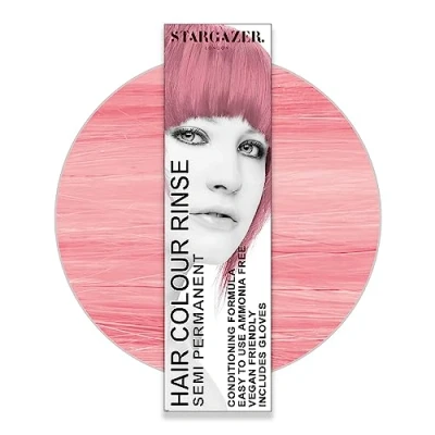 Image of Stargazer Semi Permanent Hair Colour Rinse, Rose Pink