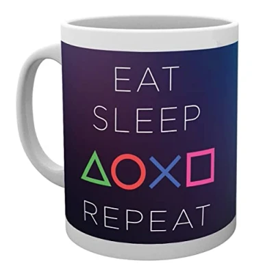 Image of GB eye PlayStation Eat Sleep Repeat Mug