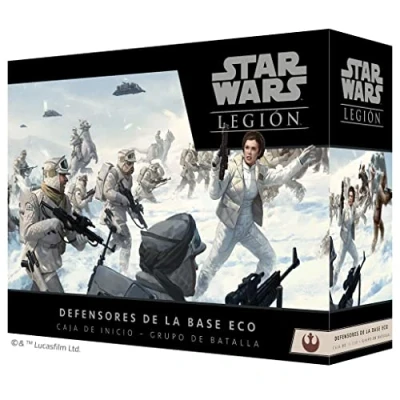 Image of Atomic Mass Games Star Wars Legion Eco Base Defenders Spanish Miniature Game, SWL122ES
