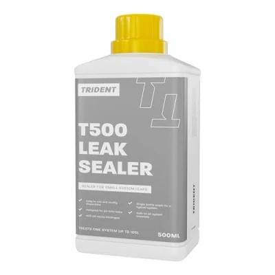 Image of Trident Central Heating Leak Sealer 500ml Seals Small Leaks and Weeps Suitable for All Metals Incl Aluminium Effective in 24 Hours
