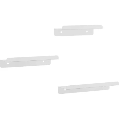 Image of vidaXL Wall Shelves 3 pcs Silver Stainless Steel