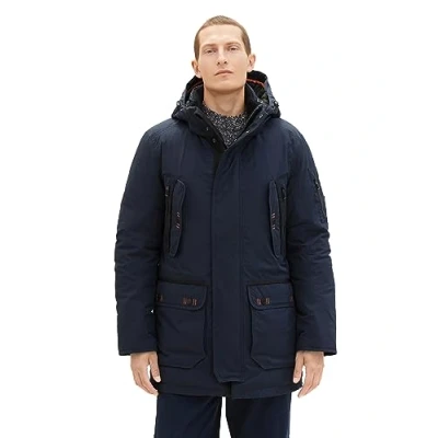 Image of TOM TAILOR Men&#039;s 1037356 Jacket, 10668 Sky Captain Blue, XL