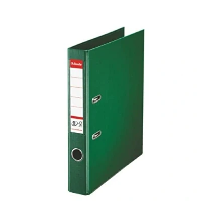Image of Esselte A4 Lever Arch File, Green, 52mm Spine, Plastic, 811460