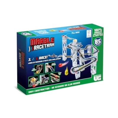 Image of University Games Marble RaceTrax Game 85 pieces Race Track