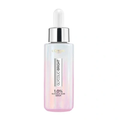 Image of L&#039;Oreal Paris Glycolic Bright Serum, 1% Acid, 2% Niacinamide Visibly Minimizes Spots, Reveals Even Skin Tone, Skin, 15ml
