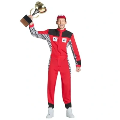 Image of Boland 84435 Adult Racing Champion Costume, Multicoloured, M L