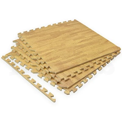 Image of Lions Gym Flooring Mats Interlocking Eva Foam Mat, Non Slip Rubber Cushion Exercise Puzzle Mats, Home Workout Garage Floor Tiles Indoor Outdoor Fitness
