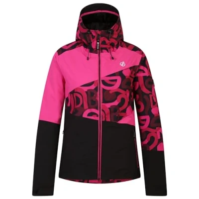 Image of Dare 2b Womens Ice Jacket Pure Pink Graffiti/Pure 8