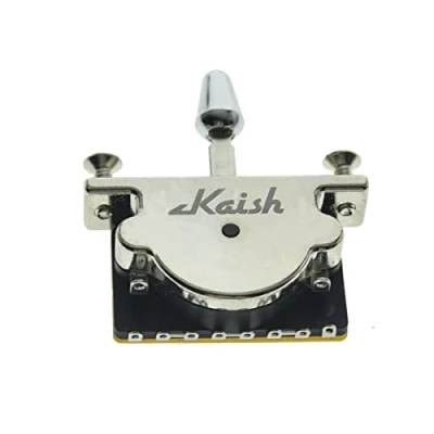 Image of KAISH Heavy Duty 3 Way Guitar Pickup Lever Switch Selector for Strat Tele with Plastic Chrome Tip