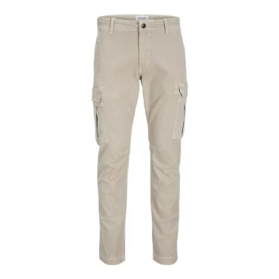Image of JACK &amp; JONES Men&#039;s Jpstmarco Jjsouth Cargo Noos Trousers, Crockery, 32 W/32 L