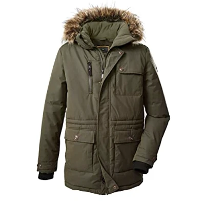 Image of G.I.G.A. DX GIGEQ 38526 000 Men&#039;s Casual Functional Parka with Zip Off Hood GW 35 MN PRK Black M