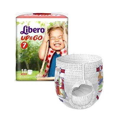 Image of Libero UP&amp;GO 7 Pull Up Nappies (16 26kg) Pack of 16