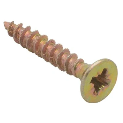 Image of Spectre Advanced Multi purpose Woodscrews 4.0 x 25mm Zinc Yellow Passivated Bulk Box 1000