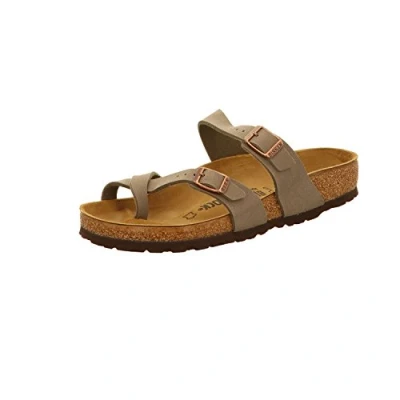 Image of Birkenstock Mules, Women&#039;s, Size: 5.5, Stone Synthetics