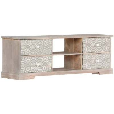 Image of vidaXL TV Cabinet 120x30x40 cm Solid Acacia Wood