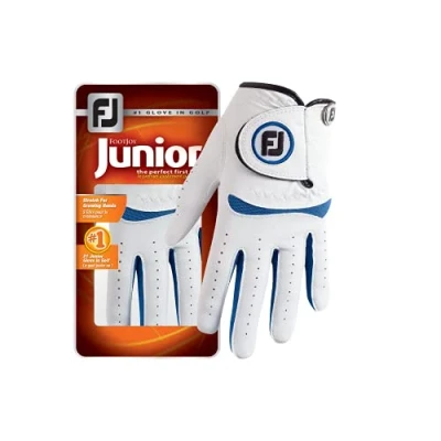 Image of FootJoy Junior(kids) Golf Glove,White/Blue, M