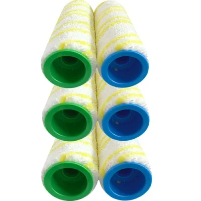 Image of Sweet D Multi Surface Roller Set Compatible with Kärcher FC5 FC3D Hard Floor Cleaner, Yellow