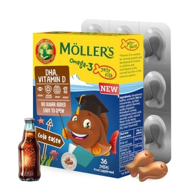 Image of Moller’s ® Omega 3 Jellies for Children Cola 36 Capsules