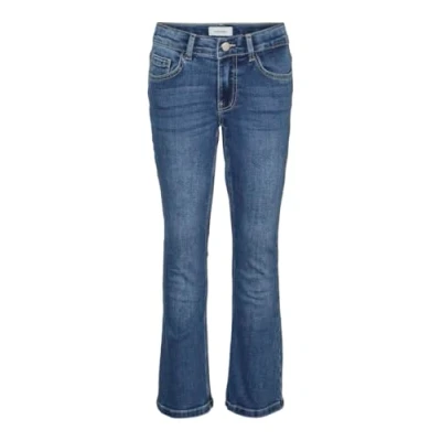 Image of Bestseller A/S Women&#039;s VMRIVER FLAR DNM JNS VI3336 GA Girl NOOS Jeans, Medium Blue Denim, 122
