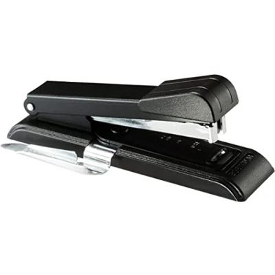 Image of Bostitch Office B8 PowerCrown Travel &amp; Desktop Stapler, 30 Sheet Capacity, Durable Metal, Black.