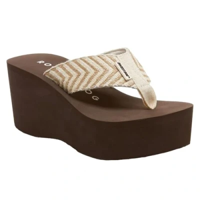 Image of ROCKET DOG Women&#039;s Crush Flip Flop, Natural, 7 UK
