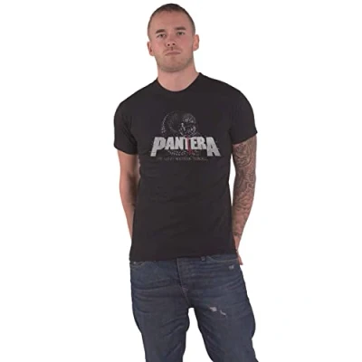 Image of Pantera T Shirt Great Southern Trendkill Snake Band Logo Official Mens Black S