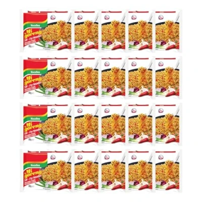 Image of Indomie Mi Goreng Stir Fry Noodles Original Flavor, 80g (Pack of 20) Authentic Indonesian Instant Versatile Meal Option Ready in 3 Minutes