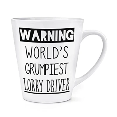 Image of Warning World&#039;s Grumpiest Lorry Driver 12oz Latte Mug Cup