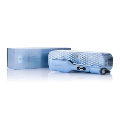 Image of ghd Duet Style 2 in 1 Hot Air Styler ICY Blue with Iced Luxe Vanity Case, from Wet to Dry, Hair Straighteners &amp; Dryer One Tool, No Heat Damage, 2X More Shine, UK Plug (Limited Edition)