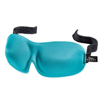 Image of Bucky 40 Blinks No Pressure Eye Mask for Travel &amp; Sleep, French Blue, 1 Count (Pack of 1), Sleep