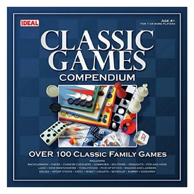Image of IDEAL Classic Games Compendium: Over 100 family games! Board For 1+ Players Ages 4+, Assorted Colourslime Green