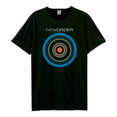 Image of Amplified Unisex Adult Blue Monday New Order T Shirt (L) (Black)