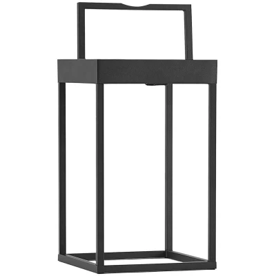 Image of Lucande Lynzy LED solar light, black, 38.3 cm