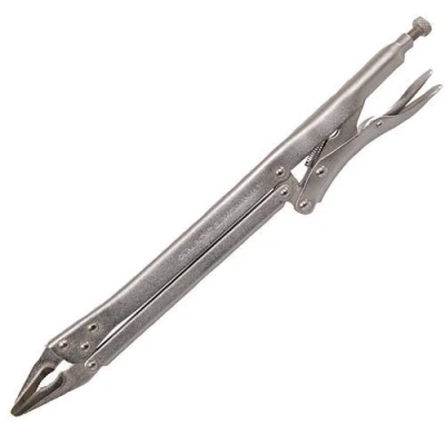 Image of LONG NOSE REACH LOCKING PLIERS 20 INCH GRIP MOLE CA35
