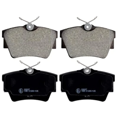 Image of 4406000Q2E, 4406000QAF Brake pad set BLUE PRINT ADN142119 Rear Axle excl. wear warning contact RENAULT: Trafic 2 Kasten, 3, CLIO