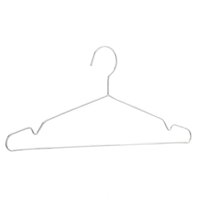 Image of Amazon Basics Stainless Steel Clothes Hangers Pack of 50, Chrome