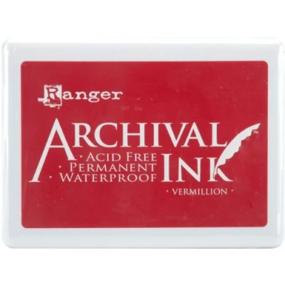 Image of Ranger Archival Jumbo No.3 Ink Pad, Vermillion