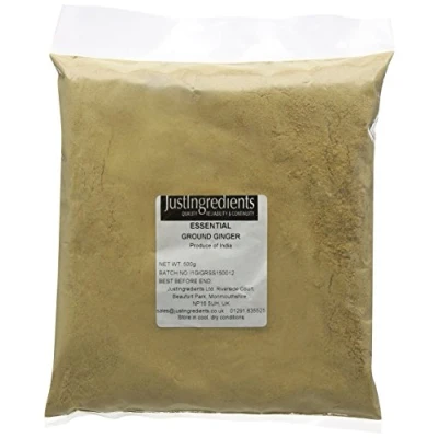 Image of JustIngredients Essentials Ginger Ground, 500 g Pack of 2