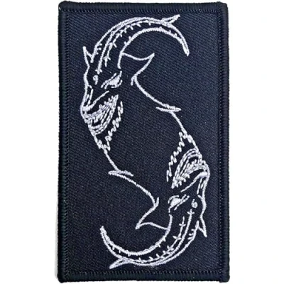 Image of Slipknot Patch Goat Outline Band Logo Official Black Embroidered woven iron on Taglia unica